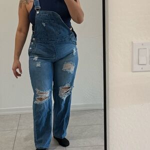 Overalls with Holes